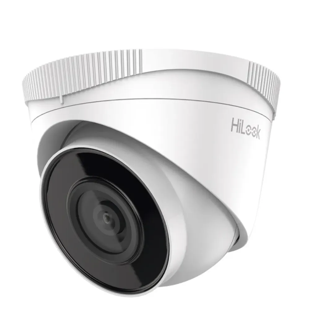 CAMARA IP 2MP TURRET H265+ DWDR D/NF2.8 PoE IR30m POE IP67 SEMIMETAL HILOOK
