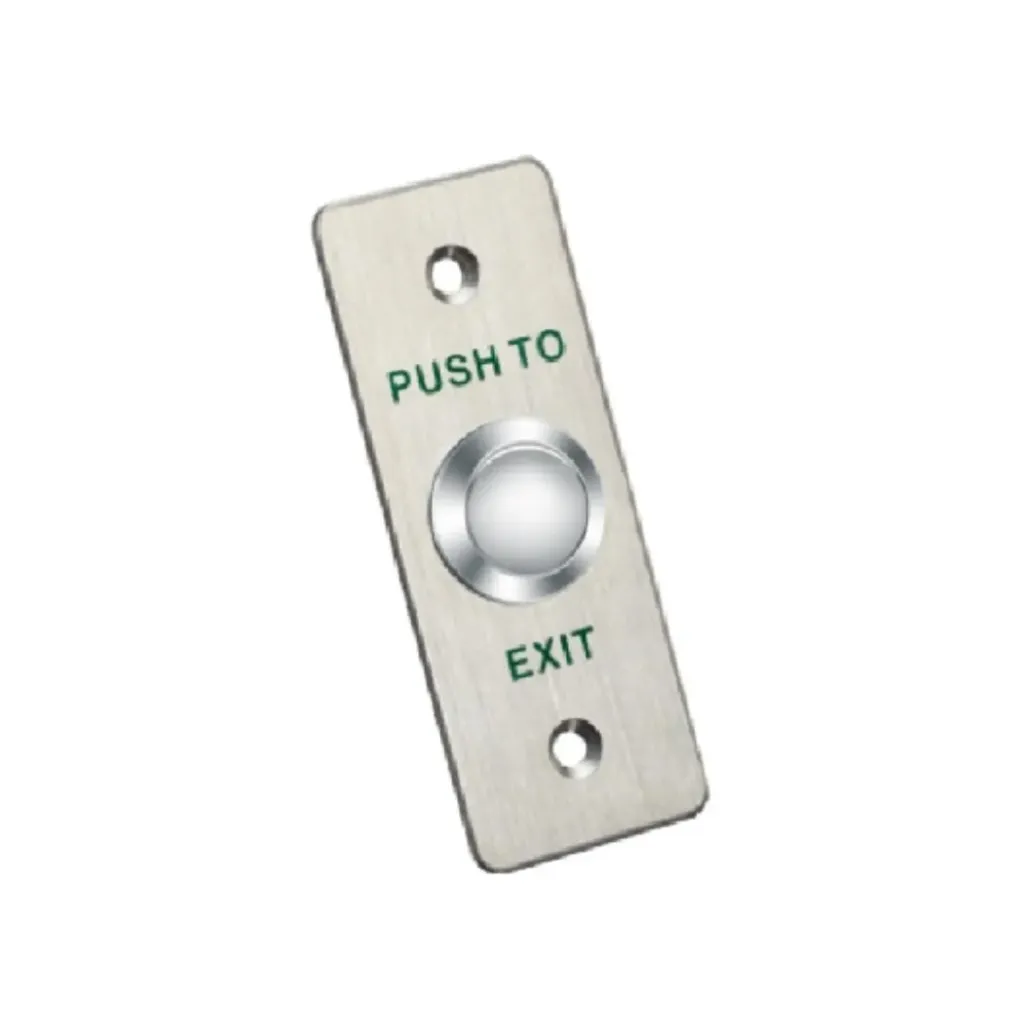 [DS-K7P02] Hikvision Control Acceso DS-K7P02, Botón Apertura Puerta de Acceso, Metálico