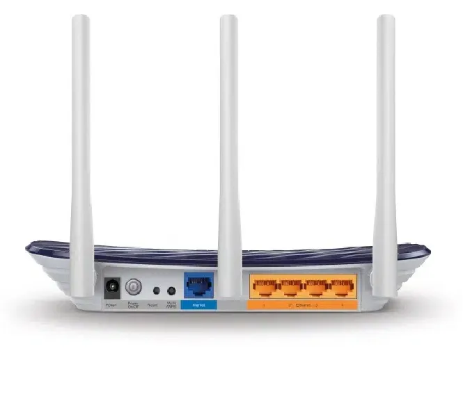 Router TP-Link Archer C20 Wireless, Doble banda AC 750 Dual Band 3 Antenas externas.