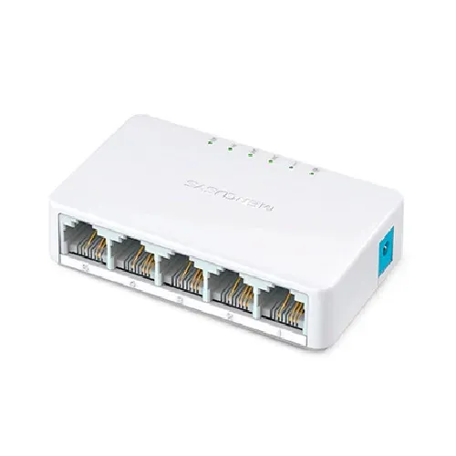 MERCUSYS Switch Mercusys de escritorio NO adminstrable de 5 puertos 10 / 100Mbps