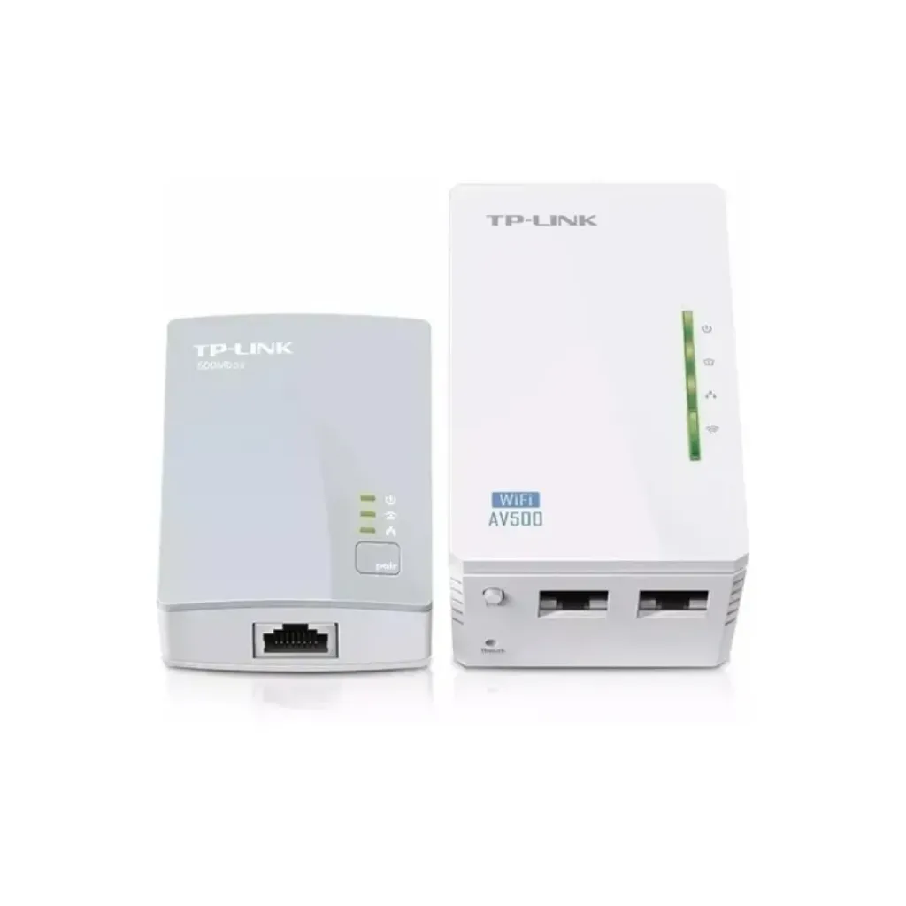 [TL-WPA4220KIT] Power Line TPLINK Kit de Extensor inalambrico 300Mbps