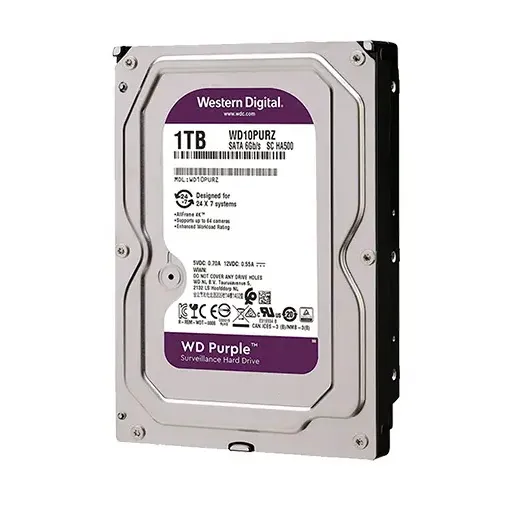 [WD10PURZ] DISCO DURO  PURPLE 1TB/ Intellipower 3.5" SATA WD (36 meses de garantía)