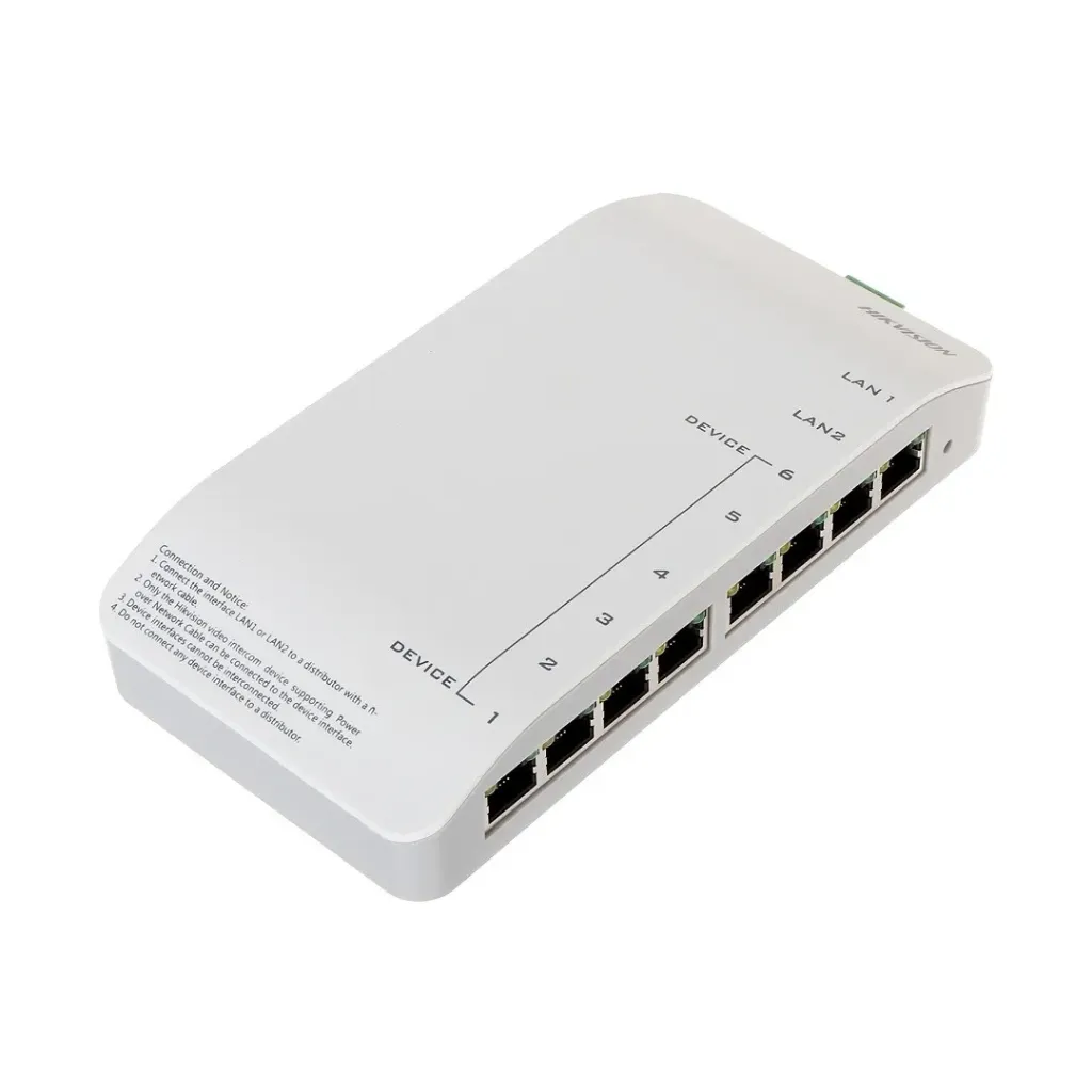 Hikvision Distribuidor DS-KAD606-P, 24 VDC por RJ-45.