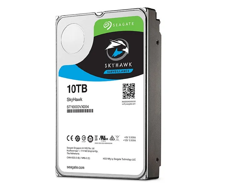 Disco duro Seagate Skyhawk ST10000VX0004 de 10TB.