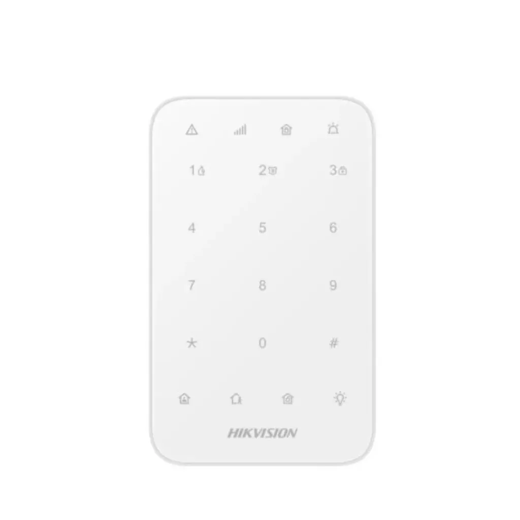 [DS-PK1-E-WB] Hikvision Alarma DS-PK1-E-WB, Teclado Inalámbrico, 2nda generación.
