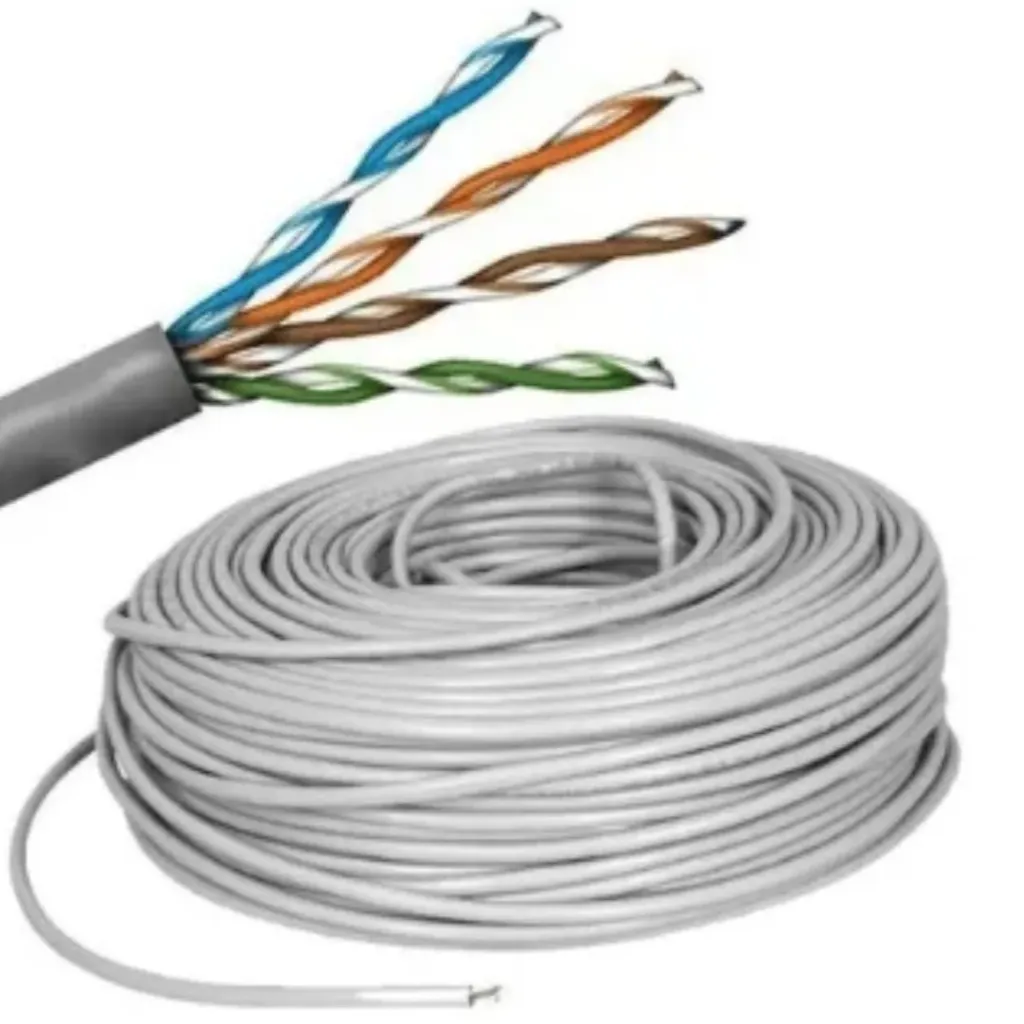 Lynx Cable LY-UTP5EC-100, UTP Cat5e Int 100% Cobre 100Mts Conductor 0.5mm