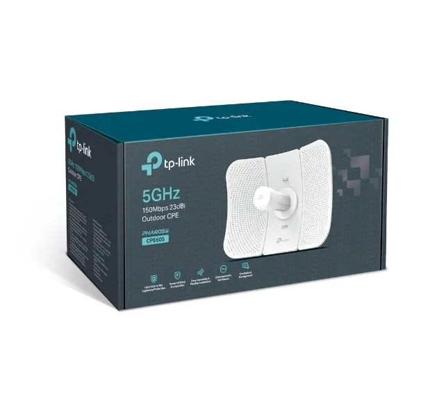 TP-Link Pharos CPE605, 5Ghz 150Mbps 23dBi Outdoor.