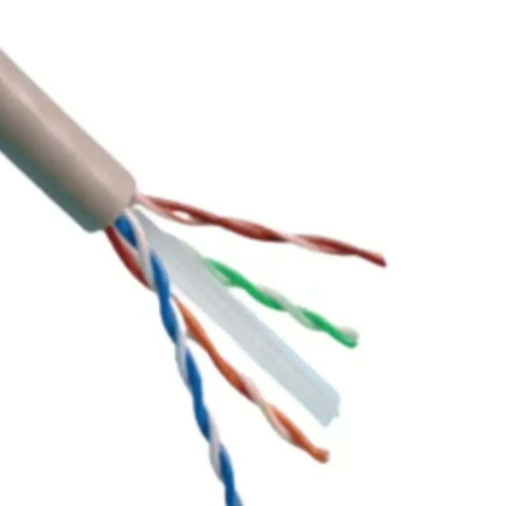 LPS Cable UTP LPSUTPCAT6100, Cat6 Int Rollo 100Mts Aleación, Chaqueta Blanca Empaque PE