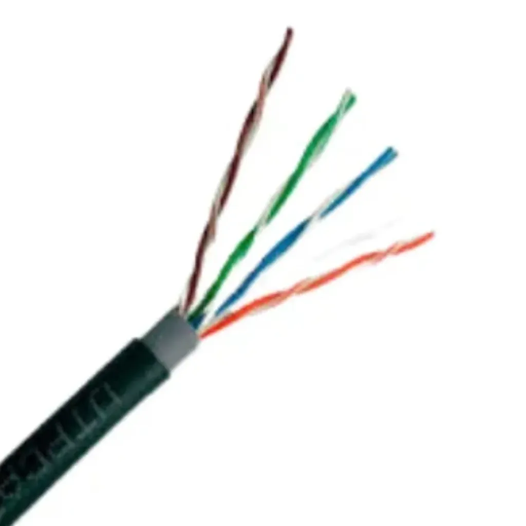 LPS Cable UTP LPSUTPCAT6100EXT, Cat6 Ext Rollo 100Mts Aleación Doble Chaqueta Negra Empaque PE