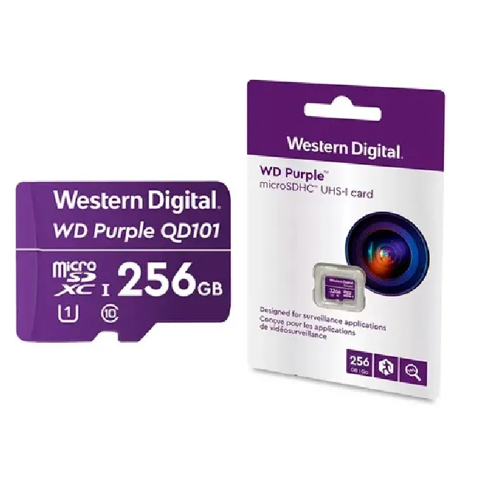 [WDD0256G1P0C] MICROSD WD PURPLE SC 256GB Garantia de 03 AÑO(S) a traves de CSA AUTORIZADO WESTERN DIGITAL