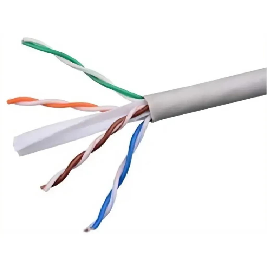 [TPUTPCAT6BC] CABLE UTP CATEGORIA 6 INTERIOR ROLLO 305 METROS BC 100% COBRE 23AWG 4P*2 CHAQUETA BLANCA CAJA PULL UP