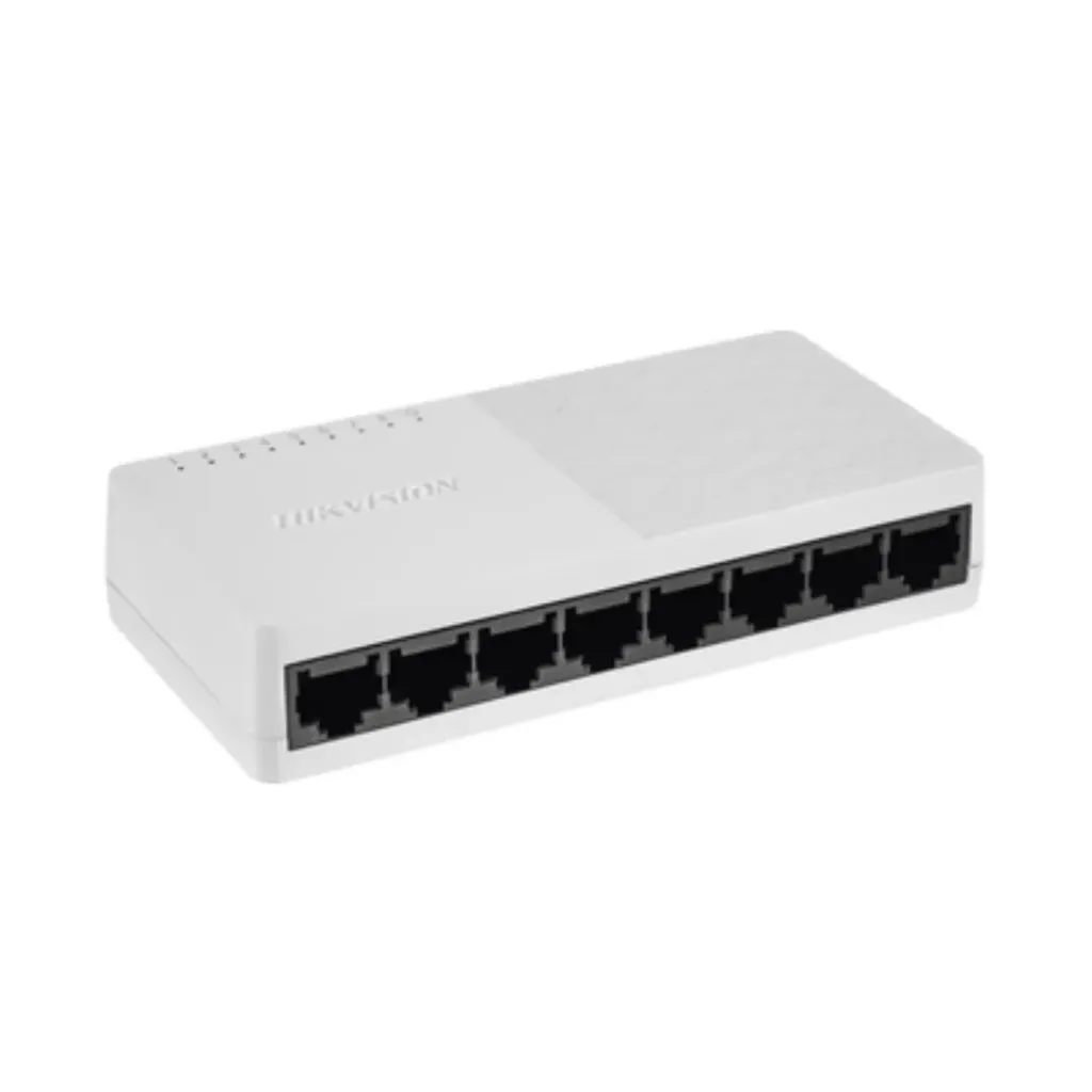 [DS-3E0508D-O(O-STD)] HIKVISION L2 RJ45  8GB PLASTICO 8 PUERTOS 10/100/1000 MBPS.