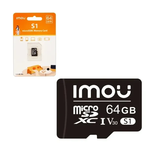 IMOU MICROSD CLASE 10 64GB PARA VIDEOVIGILANCIA