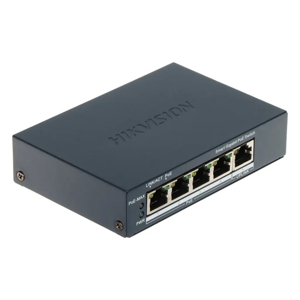 [DS-3E1505P-EI/M] 4 PUERTOS 4/ 100 Mbps POE y 2/100 Mbps Ethernet POE 45 W METALICO