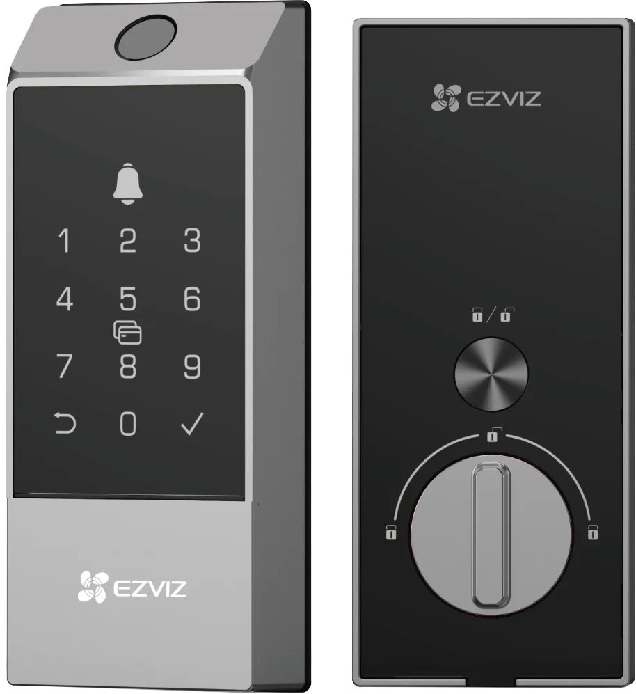 [CS-DL04-R100-WBCP-GR] Cerradura inteligente EZVIZ DL04 con huella | CS-DL04-R100-WBCP-GR