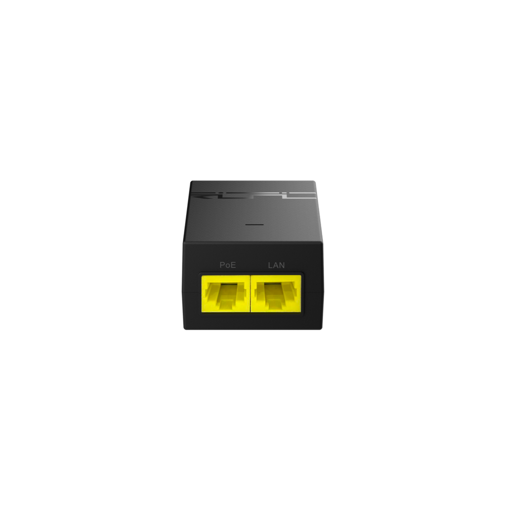 INJECTOR POE ESTANDAR 15W 52VDC 0.3A RJ45 10/100/1000 Mbps RUIJIE