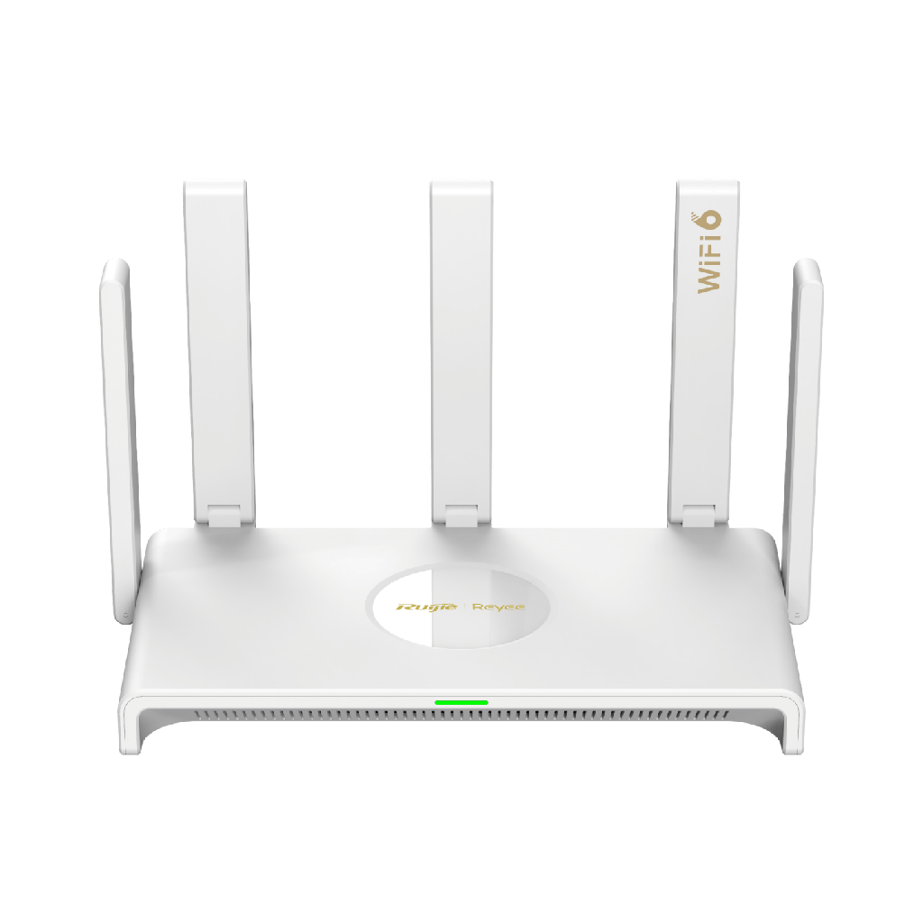 ROUTER HOGAR CONEXION 2 WAN 1Gbps DOBLE BANDA 5 ANTENAS MIMO 2X2 WIFI 6 RUIJIE
